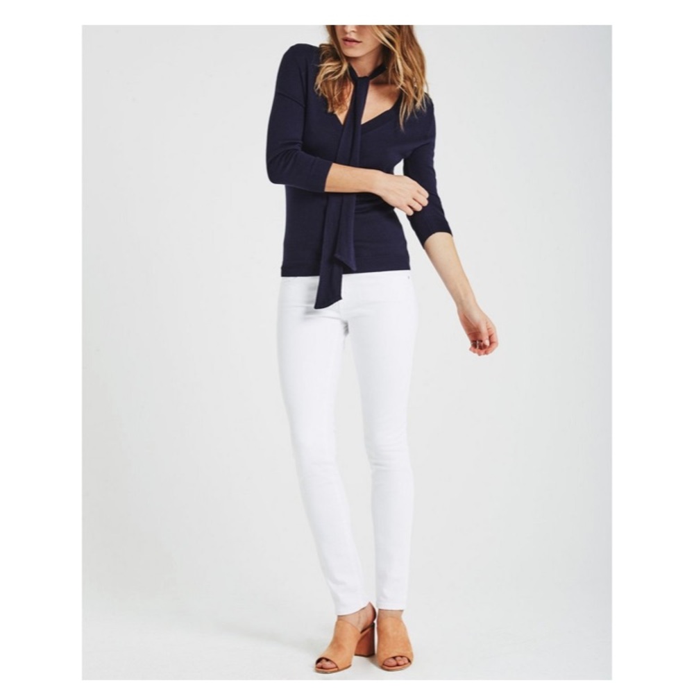 AG Stilt White Jeans